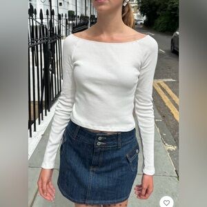 Brandy Melville Mayson Top - White